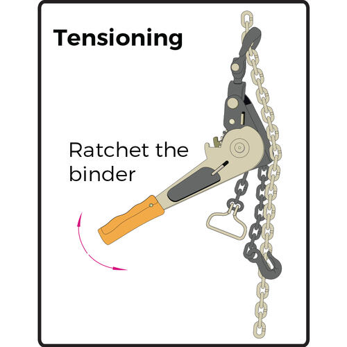 Tensioning diagram for Maxi Binder (AusBinder V3)