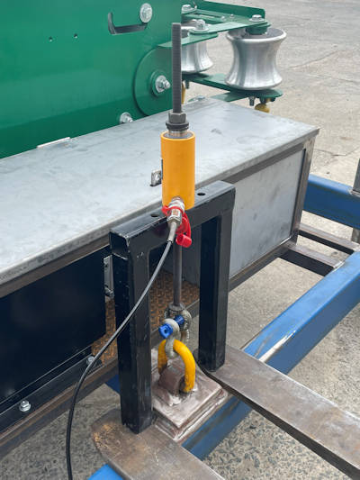 Weld-on lift point load testing